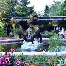 Custom purpose Famous Popular Design Buy dragon Water Fountain